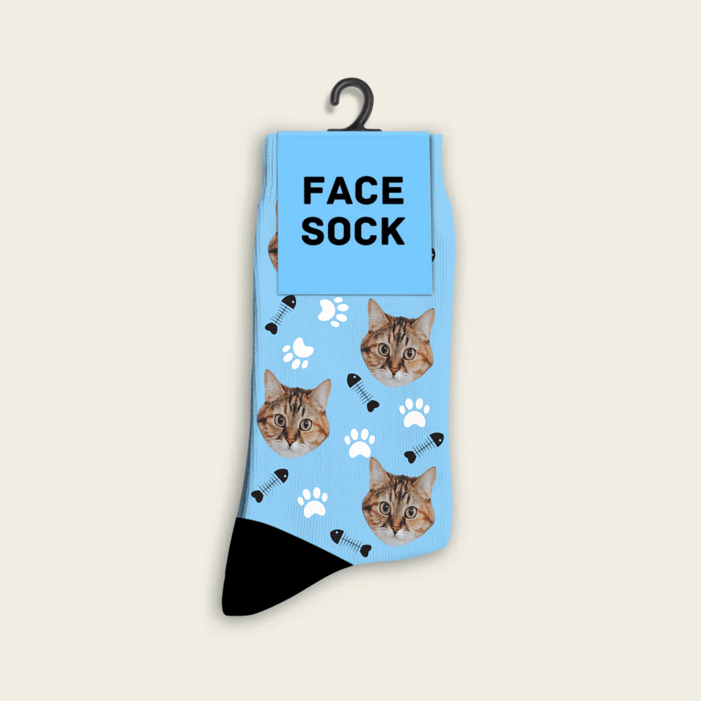 FaceSock | Custom Cat Socks With Photo