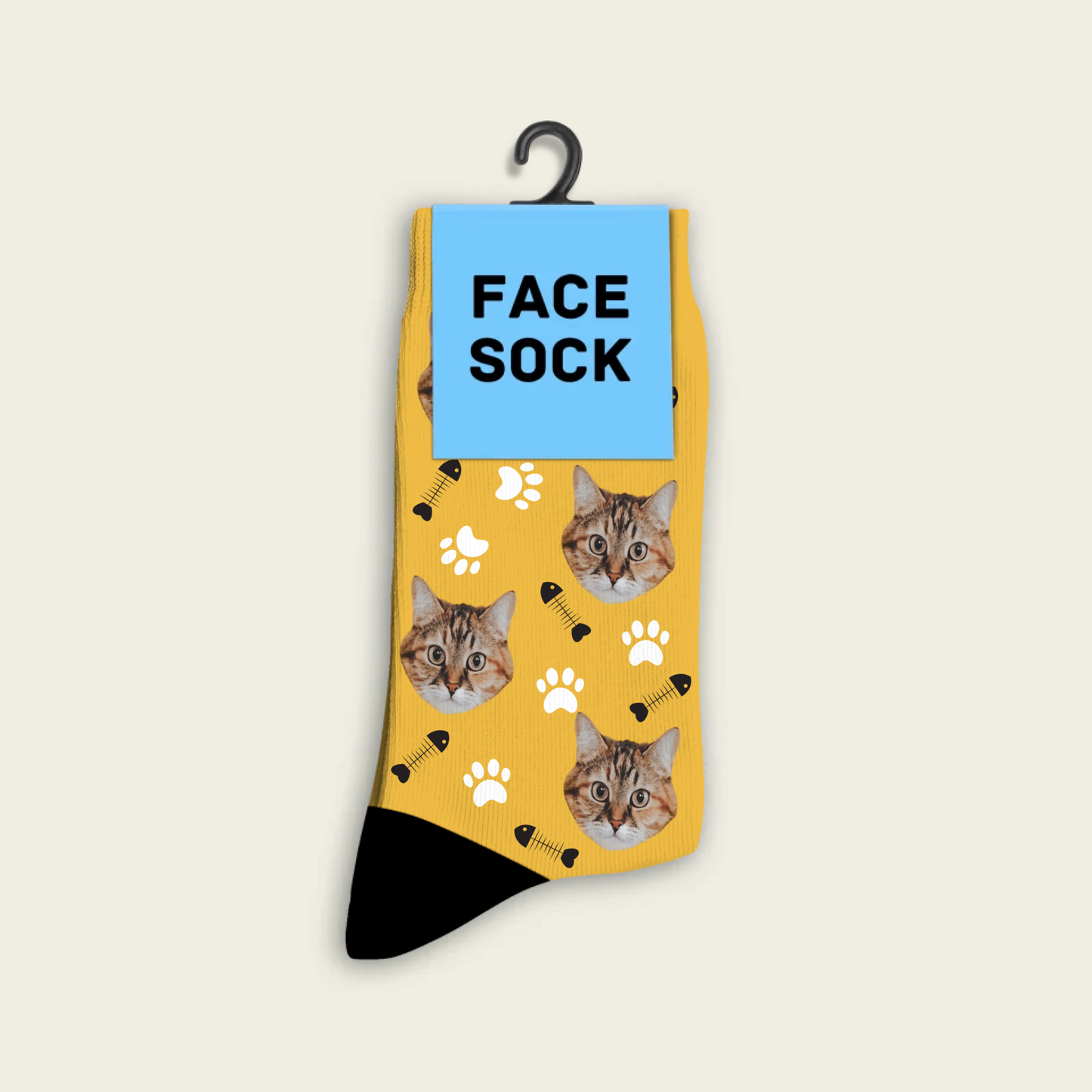 FaceSock | Custom Cat Socks With Photo