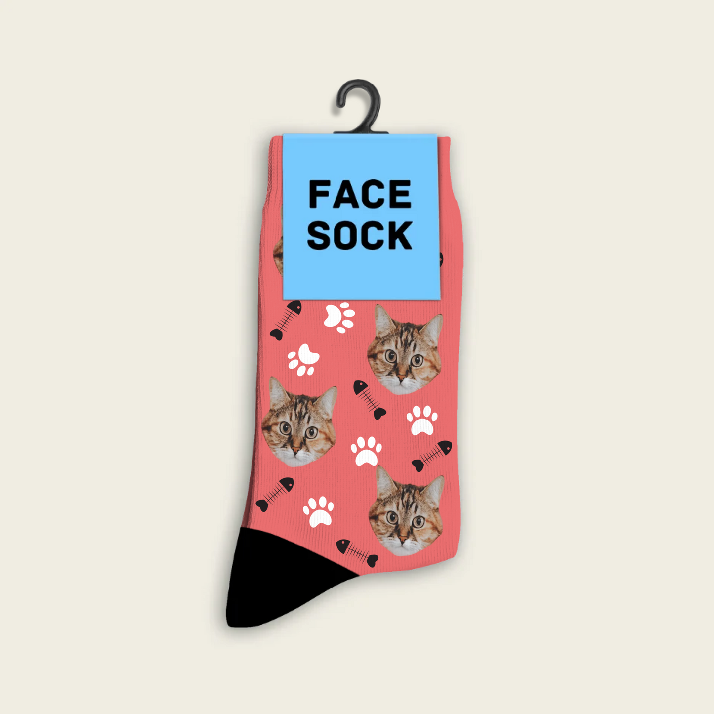 FaceSock | Custom Cat Socks With Photo