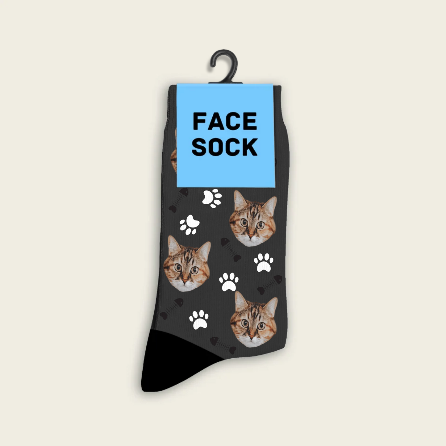 FaceSock | Custom Cat Socks With Photo