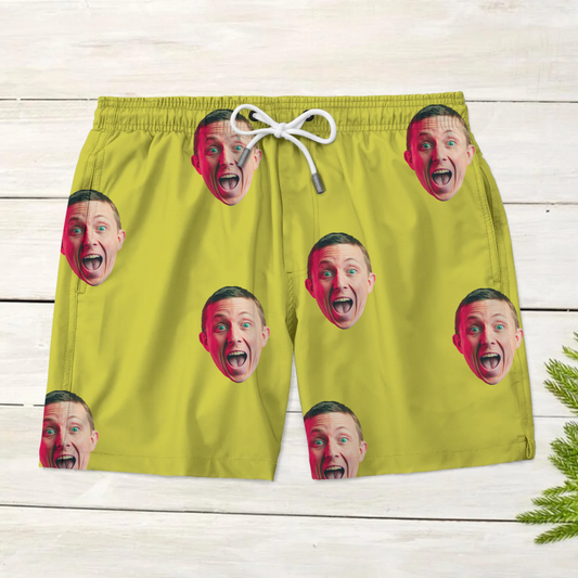 Personalized Swim Shorts With Photo