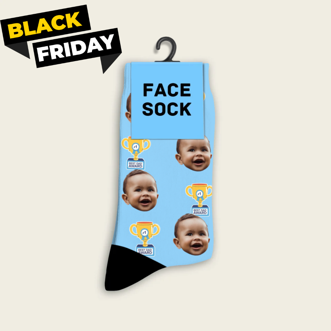 FaceSock | Custom Best Dad Socks With Photo