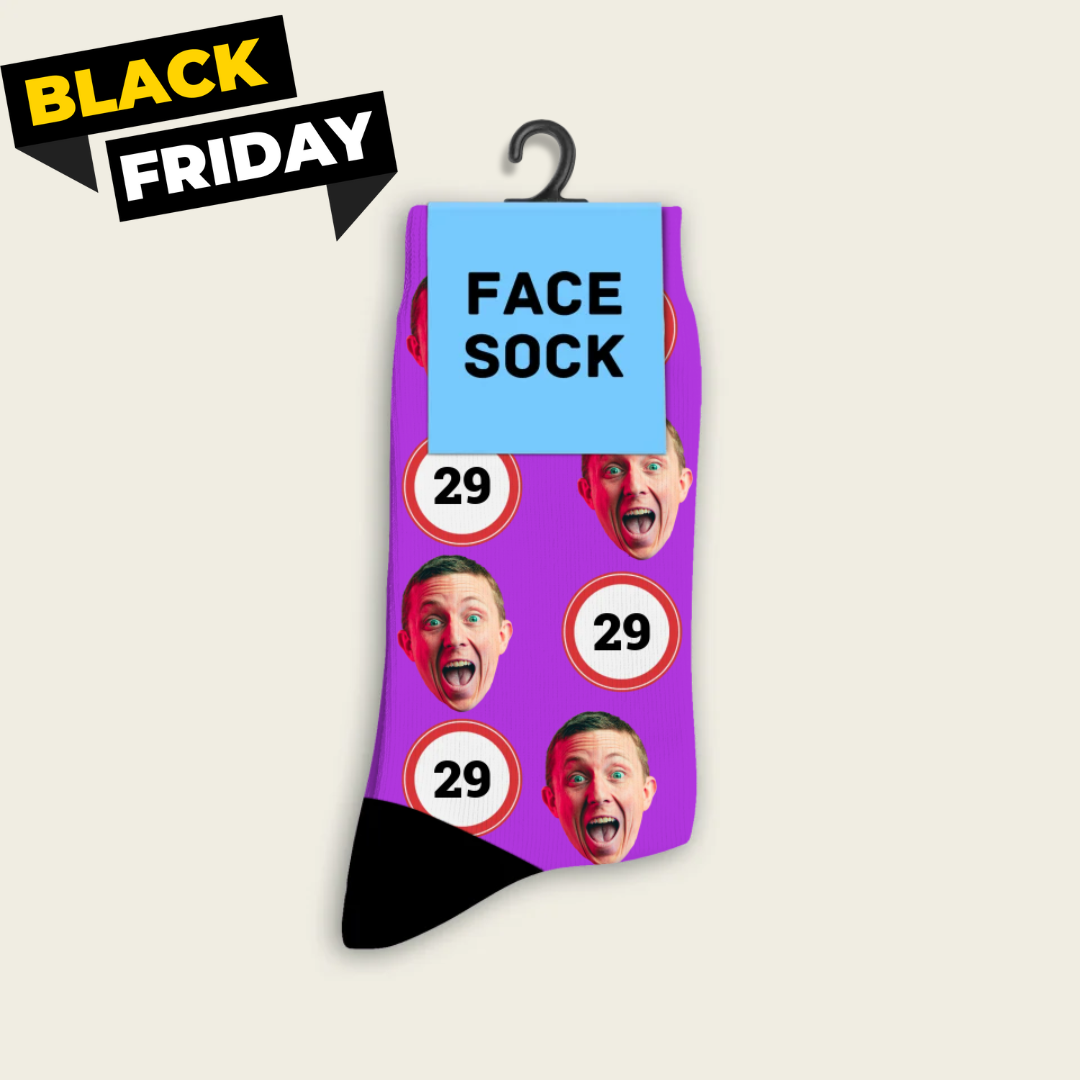 FaceSock | Custom Birthday Socks With Photo